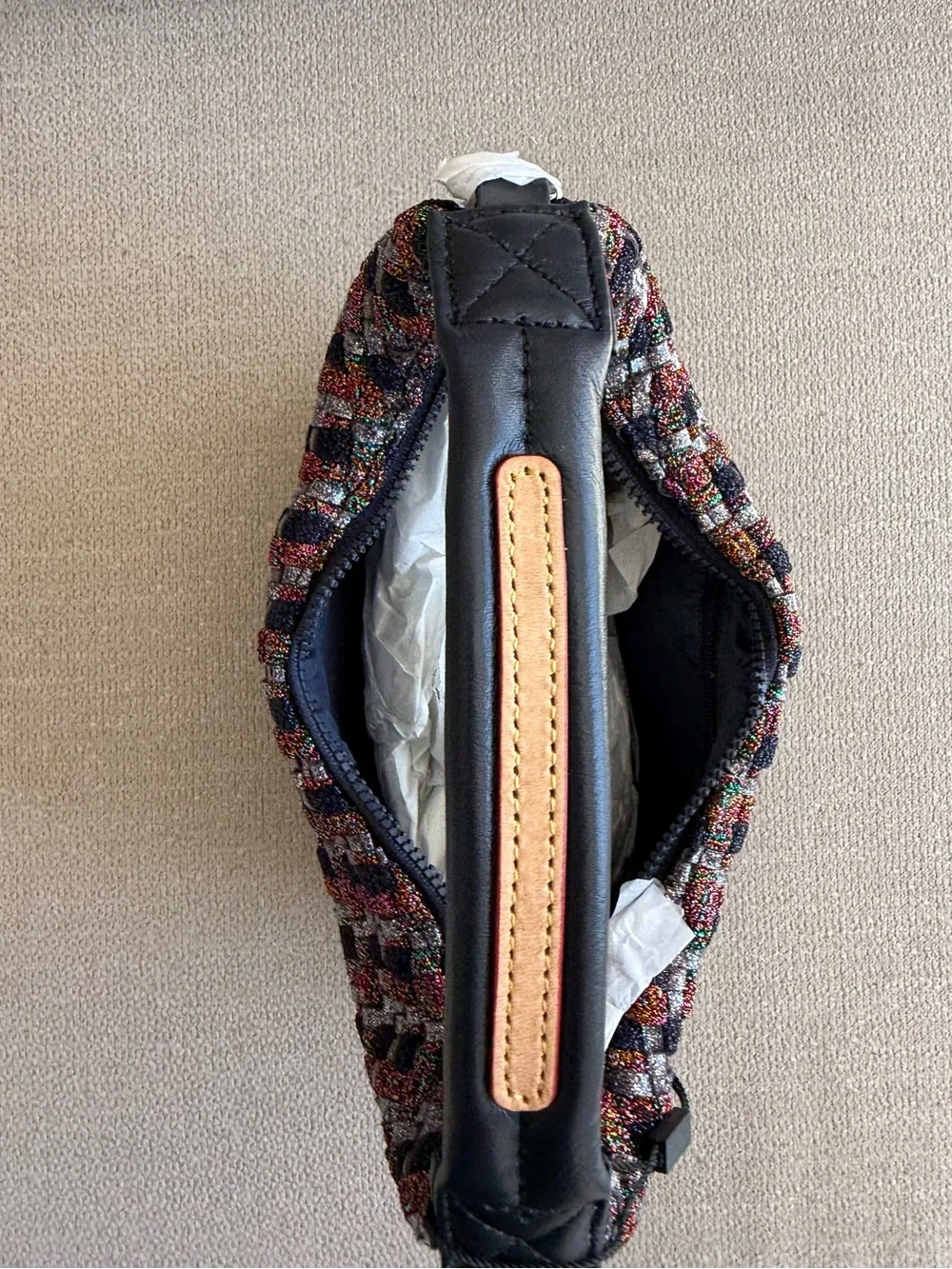 MZ Multi Woven Shimmer Mini Hobo